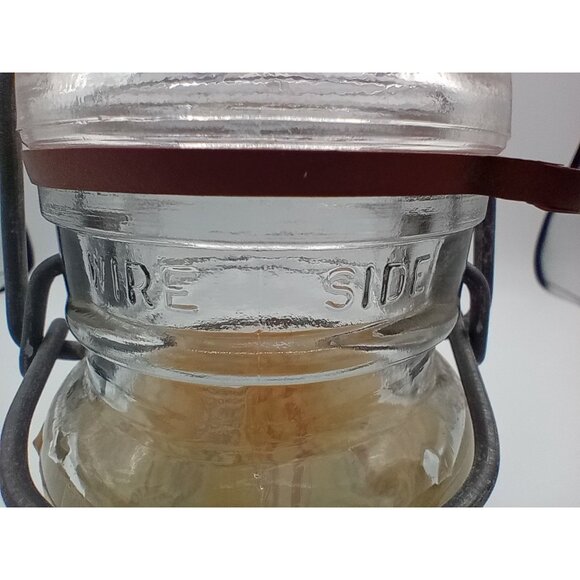 Glass Jar Mother ONeals Wild Huckleberry Preserves Wire Clamp Lid Vintage 11 Oz - Picture 11 of 14